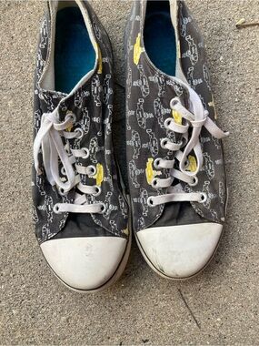 Ben Sherman Black Canvas Sneakers with Beatles Yellow Submarine Print